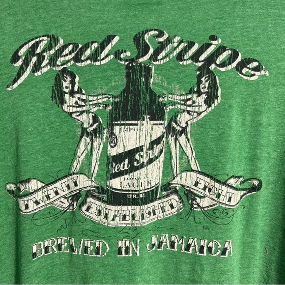 Red Stripe Beer Graphic Tee 0016 - Picture 3 of 8